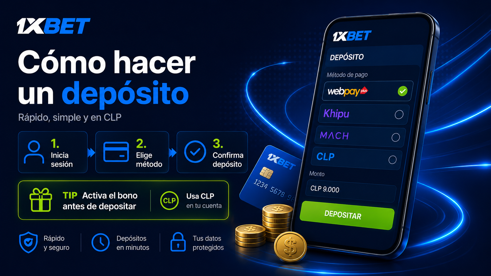 Cómo Hacer un Depósito en 1xBet Chile