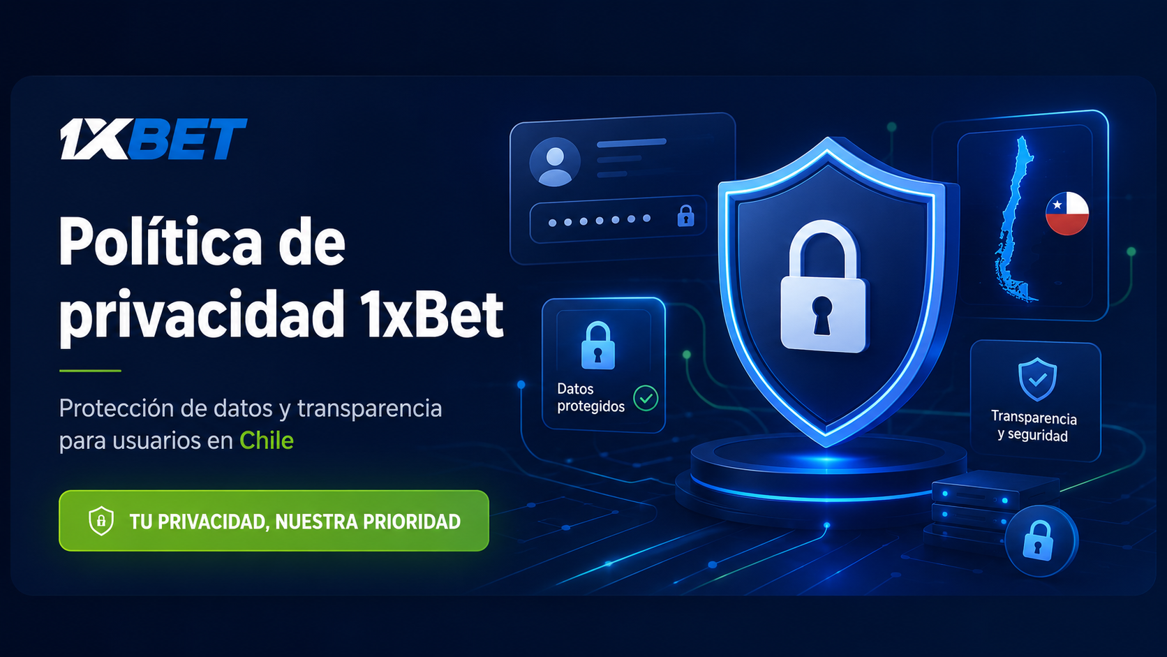 Política de privacidad 1xBet: cómo protegemos tus datos en Chile